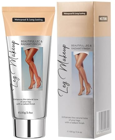 Trucco Copri Gambe - Fondotinta Coprente Per Il Corpo,Anti-Trasferimento Resistente All'Acqua Per Mare Sport Matrimonio Nuoto Fotogenico