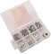 Amtech S5850 Assorted Washers, 200 Pieces Include Flat Washers and Lock Washers, M5, M6, M8, M10, Plus Storage