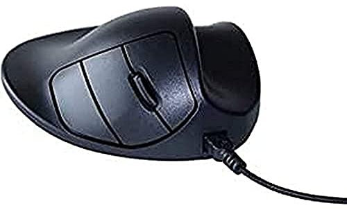 HIPPUS HandShoe Mouse rechts XS | optische Maus | ergonomisches Design - Vorbeugung gegen Mausarm/Tennisarm (RSI Syndrom) - besonders armschonend | 2 Tasten