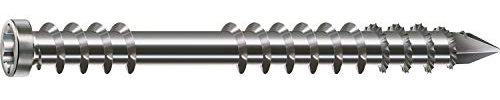 SPAX Terrassenschraube, Fixiergewinde, Zylinderkopf, T-STAR plus, CUT-Spitze, Edelstahl rostfrei A2