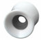 Piercingfaktor Organic Flesh Ohr Tunnel Piercing Schmuck Horn Weiß Knochen Inlay Schwarz 14mm