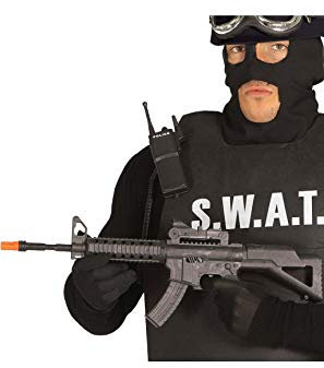Fucile Mitra Forze Speciali 46 cm Accessori Carnevale Halloween