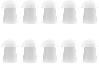 LIFE IS SIMPLE - Komfort Ohrstöpsel -Aufsätze für Schallschlauch - 100% Silikon - Hoher Funkgeräte & Headsets - Perfekter Halt für jeden Einsatz - 10er Set - Klein