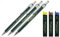 Faber-Castell Druckbleistift TK-FINE (3er Set Druckbleistifte, mit Ersatzminen HB)