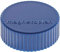 magnetoplan Premium Magnete Discofix magnum | ØxH 34x13mm | 10 Stück, dunkelblau | Haftkraft: 2 kg | Magnete für Magnettafeln und Whiteboards | Kratzfreie Spezialbeschichtung | Leicht abnehmbar