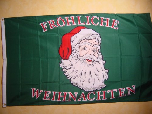 Fahnen,Flaggen, FRÖHLICHE Weihnachten 150 x 90 cm Fahne Flagge