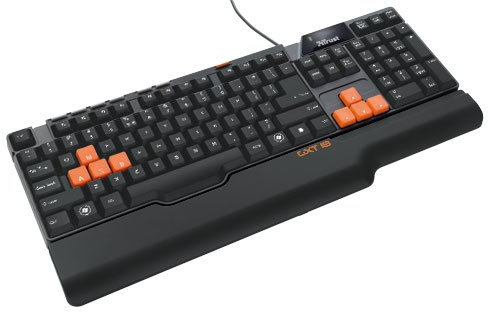 Trust GXT 18 Gaming Keyboard USB Ceco Nero