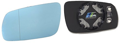 VW Golf 4 Spiegelglas Aussenspiegel heizbar blau getönt links