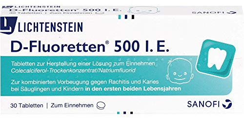 D FLUORETTEN 500 Tabletten 30 St