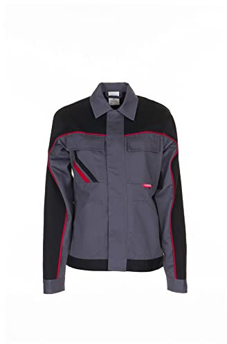 Planam 2319050 Highline Damen Bundjacke, Schiefer/Schwarz/Rot, Größe 50