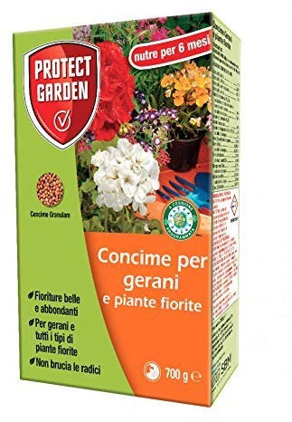BAYCOTE CONCIME PER GERANEI E PIANTE FIORITE DA 700 GRAMMI