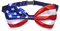W WIDMANN MILANO Party Fashion 05734 - Fliege Amerika, Bowtie, USA, Kostüm, Accessoire, Karneval, Mottoparty