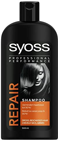 3x Syoss Shampoo - Repair - für trockenes, strapaziertes Haar - 500ml