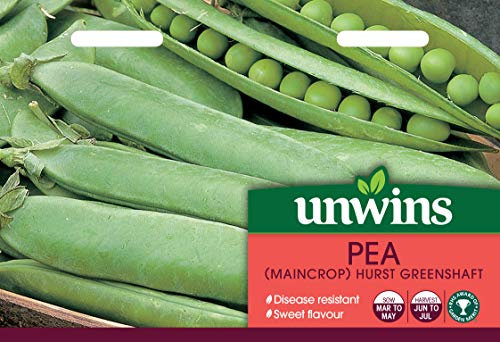 Unwins 31210099 Pea (Early) Kelvedon Wonder Seeds, Clear