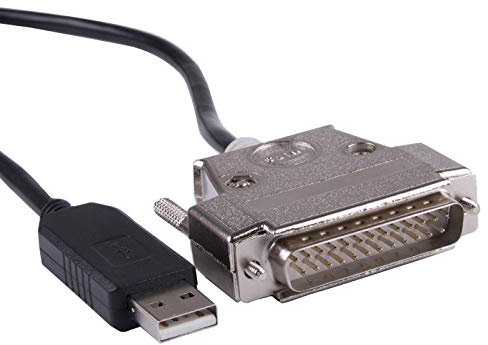 Suamdoen USB a DB25 maschio convertitore seriale Apdater Null Modem Crossover cavo stampante FT231XS Driver di programmazione per stampante Epson TM-T88V
