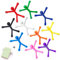 Novedad Mini Hombre imán, imán de Goma de los Hombres Lindos imanes de Nevera Juguete magnético para niños y Adultos Oficina imanes, imanes de Nevera (10PCS)