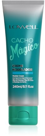 Lowell Lockendefinierende Creme Cacho Mágico – 240 ml – feuchtigkeitsspendende & Anti-Frizz-Styling-Creme – definiert, erweicht und verbessert natürliche Locken