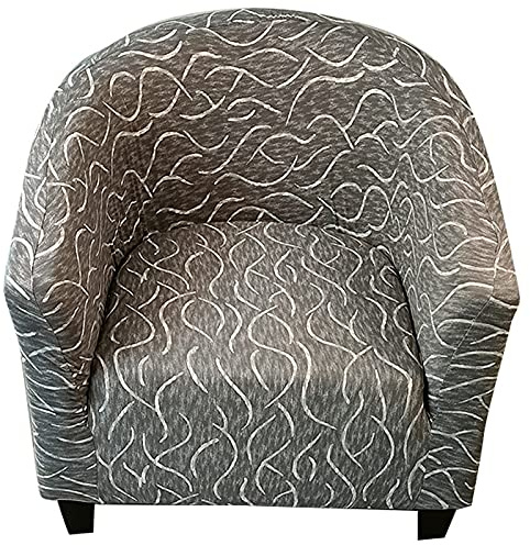 Housse de Fauteuil Cabriolet Chesterfield 1 Place Housse de Canapé Tub Chair Extensible Housse de Fauteuil Cabriolet Biélastique Modèle Tub Chair pour Salon Décor (Color : #18)