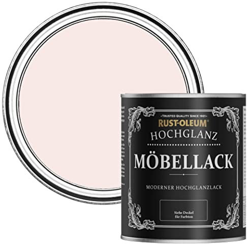Rust-Oleum Peinture Rose pour Meubles, Finition Brillante - Rose de Chine 750ml