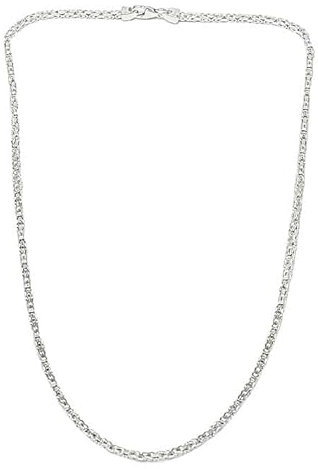 Original italienische Byzantiner Königskette 925 Silber 2 mm 50 cm Silberkette Halskette Damen Herren Anhängerkette Schmuck ab Fabrik tendenze Italy D-BZ2-50