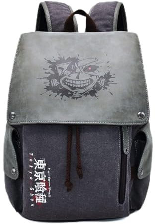Anime-Rucksack Tokyo Ghoul für Schüler, Schule, Buchtasche, Reisen, Teenager, Laptop-Tasche