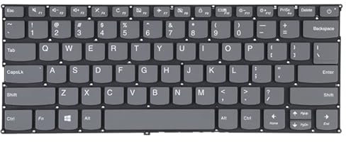 Laptop Replacement Keyboard With Power Button US Version Keyboard for Lenovo IdeaPad 320s-13 320s-13ikb