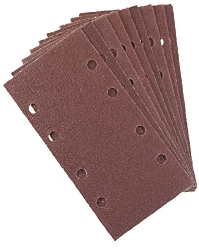 Amtech V4012 Hook and Loop Sanding Sheets for Sander, Velcro Type, 120 Grit, 93mm x 187mm, 10pcs
