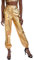 SOIMISS Damen Metallic Hose Glänzend Wetlook Cargohose Elastischer Bund Sporthose Hologramm Hip Hop Leggings Jogginghose Sweathose Tanzhosen Party Disco Nachtclub Clubwear Golden XL