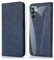 THIYUFUNS Cover a Libro in Pelle Samsung Galaxy A04s / A13 5G con Vetro Temperato,Custodia PU Portafoglio Flip Magnetica Wallet Per Samsung Galaxy A04s / A13 5G - Blu