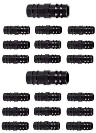 Magazzini GM Manicotto, Raccordi per Sistema di irrigazione Tubo Ala gocciolante,Disponibili Anche Picchetto,Tee,Valvola,Tappo,Gomito,Gancio,Presa a Staffa, per Tubi da 16mm (20,Manicotto)