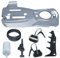 Gubeter Kit Tappo Olio Linea Filtro Carburante regolatore Piastra Guida Catena, per Parte Motosega per Husqvarna 353 346Xp, 537215202, 503903901, 537405601
