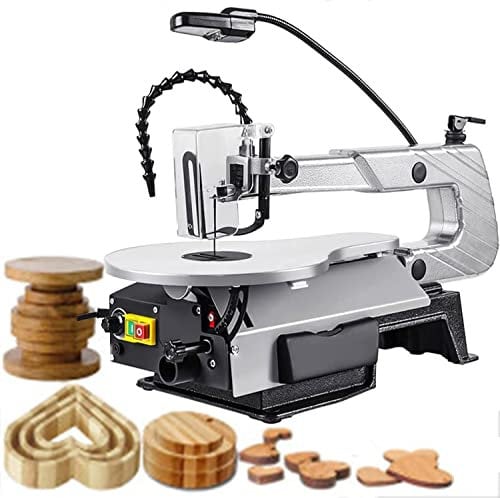 JIADUOFU 180w 400-1600rpm sweep fret saw, power tools jig saw, desktop electric woodworking wire saw, household multifunctional wood cutting machine engraving saw,20toothsaw