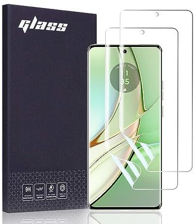 FiiMoo Protector de Pantalla para Motorola Edge 40 [2 Piezas], Protección Completa, Anti-Arañazos, Antihuellas, Sin Burbujas, Protector de Pantalla HD Clear Anti-Scratch para Motorola Edge 40