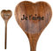 ERNESTINE - Cuillère en bois Je t'aime - cuillère en bois personnalisée - cadeau saint valentin femme homme - cadeau saint valentin original - idée cadeau couple - cadeau amour - cadeau gravure acacia