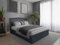 Flair Wharfedale Wooden Ottoman Double Bed - Grey