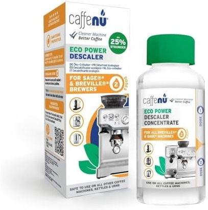 Caffenu Sage und Breville kompatibler Entkalker | Effizientes Flüssig Konzentrat | Natürliche Formel gegen Kalk
