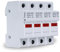 DEWIN PV Sicherungshalter, 4 Stück Solar PV Sicherungshalter 1P 32A Hutschienen Sicherungssockel mit Kontrollleuchte für 10 x 38 mm Sicherung DC 1000V