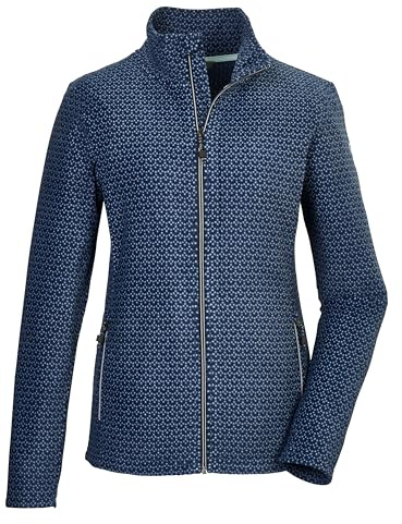 killtec Damen Fleecejacke mit Stehkragen KOW 106 WMN FLC JCKT, dunkelnavy, 48, 41796-000
