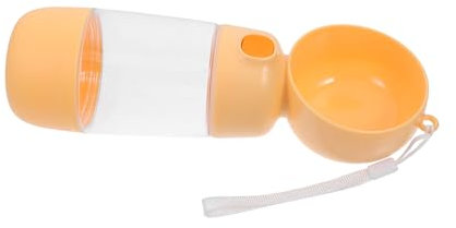 Milisten Bouteille Deau Légère Et Étanche pour Chien avec Bol Distributeur Deau Facile À Utiliser pour La Randonnée