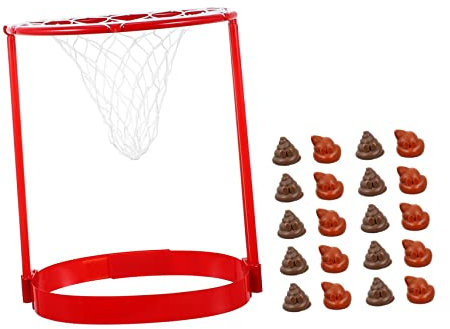 ibasenice 1 Satz Poop-Wurfspielzeug interaktives kinderspielzeug Tossing Poop-Streich- in Form von Kinderhaufen realistischer KOT Party- PVC
