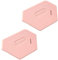 IGXX 2 Stück Magnetische Nahtführung für Nähmaschine,Nahtführung für Nähmaschine mit Skala,Universalbefestigung Nähzubehör,Polygonal Starke Magnetische Lehre(Pink)