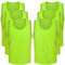 6 Stück Fußball Trainingsweste, Basketball Trainingsleibchen, Fußball Leibchen für Erwachsene, Sports Mesh Bibs, Sport Trikot Leibche, Leibchen Mesh Weste für Herren Damen, XL