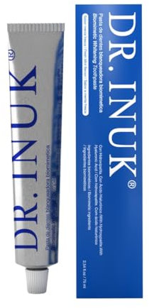 DR. INUK Biomimetische Zahnpasta, fluorfrei, mit PAP und Hydroxyapa, Schutz von Zahnschmelz und Zahnfleisch, hergestellt in Spanien, frischer Minzgeschmack, 75 ml