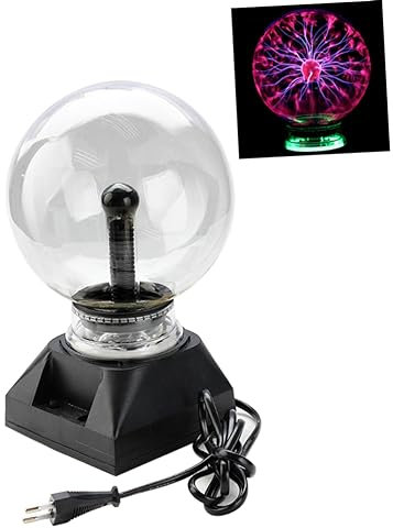 STOBOK Plasma Lampe Elektrostatische Lichtkugel Mit Eu Stecker Touch Sensor Blinking Kugel Für Stimmungsvolle Dekoration Und Einzigartige Lichteffekte