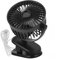 OUNONA Ventilatore USB Portatile con Clip Ventilatore Oscillante da Ricaricabile Leggero e Maneggevole per Ufficio