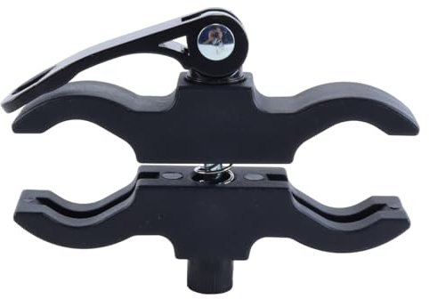 ACOLY Soporte de montaje rápido para linterna universal con clip de 25-30 mm, soporte fijo para linterna, accesorios de nailon y fibra de vidrio.