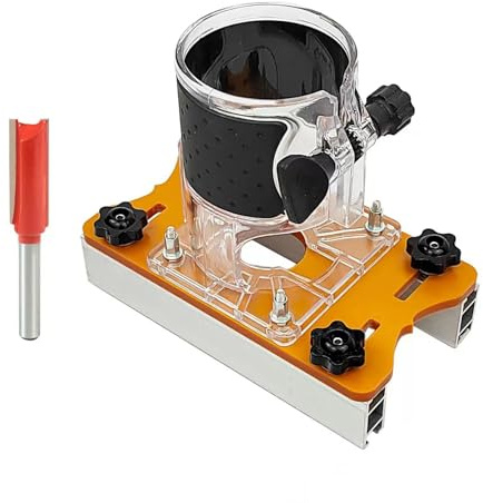 Holzschneidemaschine Router Basis 2 in 1 Compact Base Trimming Machine Gerät für professionelle Tischlerei & Projekte Kurven Schneiden