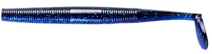 Yum Lures YSMD473 Swim'N Dinger Angelköder, Schwarz/Schwarz Laminat, 10,2 cm