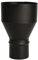 Réduction Noir Mat ø 80/125