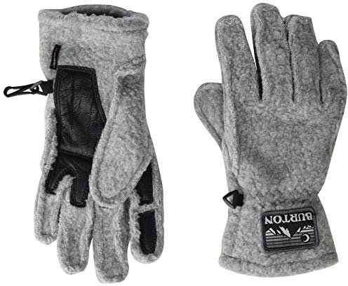 Burton Ofenrohr-Handschuh für Damen, Grau meliert, Größe S